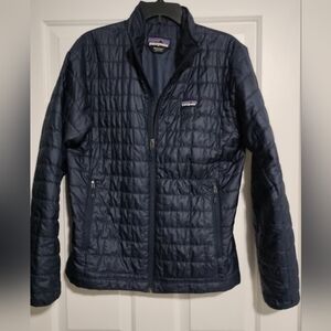 Patagonia Nano Puff Jacket Men's Size Medium Dark Blue